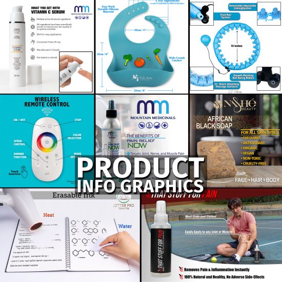 Product Photography - Info Graphics
