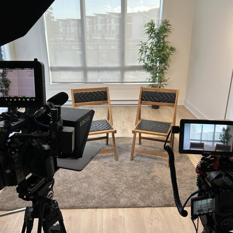 2 Camera Interview Setup